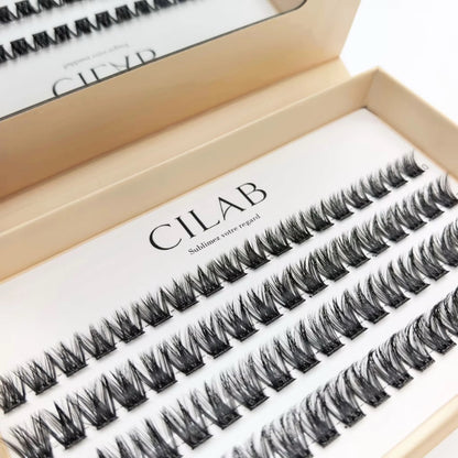 CILAB N°02 GLAM – Faux cils Press-On volume élégant sans colle