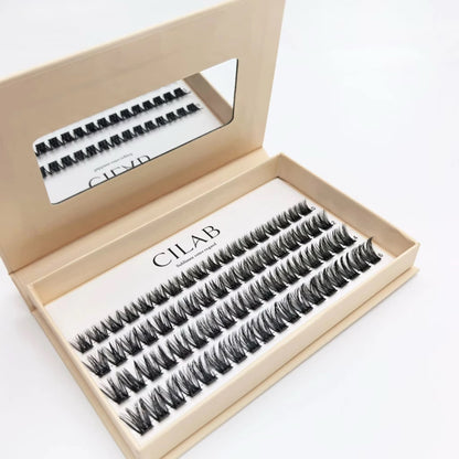 CILAB N°02 GLAM – Faux cils Press-On volume élégant sans colle